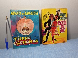 AÑOS 70 . ÁLVARO DE LA IGLESIA . LOTE 2 LIBROS