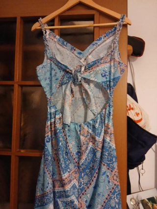 Vestito lungo fantasia floreale