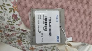 Saco capazo Uzturre floral y beige