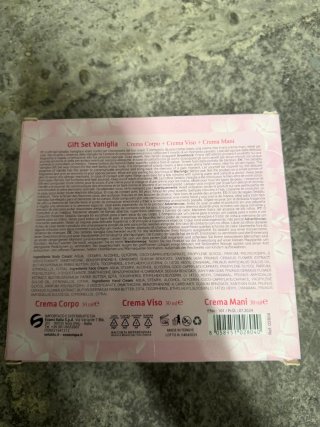 Set Crema Mani, Viso e Corpo Vaniglia