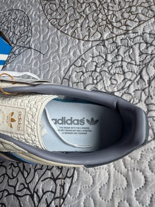 Adidas Gazelle Beige/Azul Talla 42