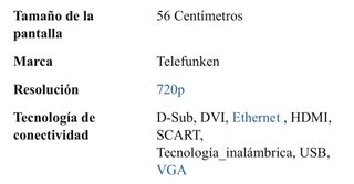 TV Blanca 22 720p Telefunken
