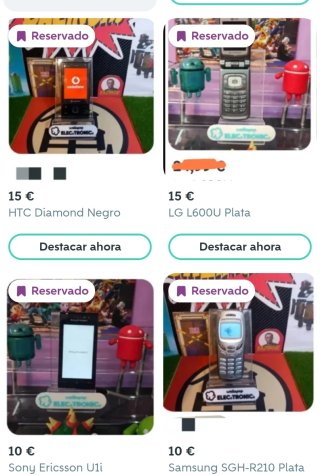 HTC diamon, L600U, U1i y SGH-R210