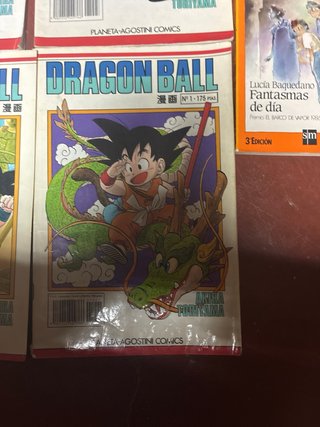 Comics dragon ball 123,3,2,1 y fantasmas de dia