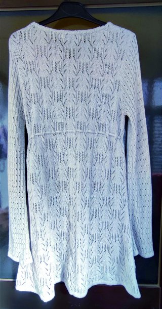 Vestido mini punto verde manzana Vintage 90s L