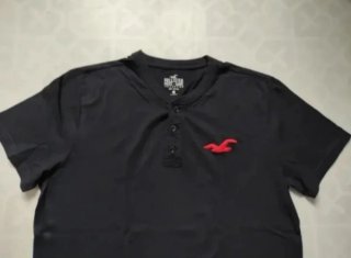 Camiseta Hollister Negra Talla M