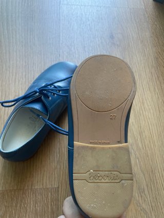 Zapatos niño vestir piel T27