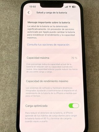 iPhone 13 128GB Medianoche + 2 Fundas