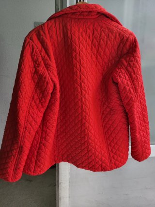 Chaqueta acolchada roja Shuz Talla L