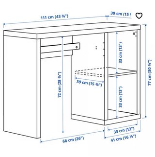Escritorio blanco Ikea