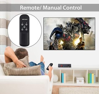Conmutador de HDMI 4K con Mando a Distancia