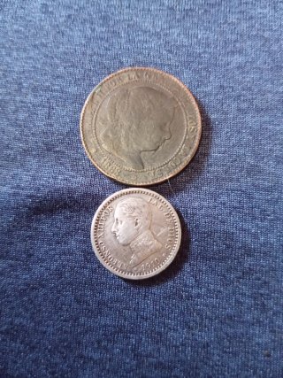 N 16 Lote 6 monedas antiguas España