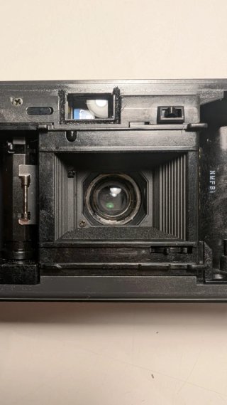 Olympus AF-1 probada con carrete