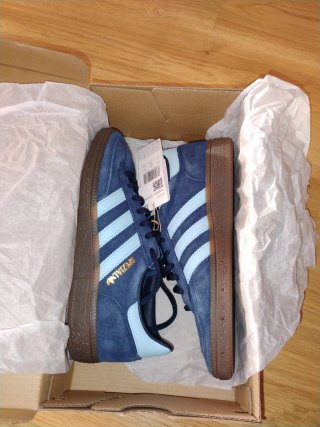 Zapatillas Adidas Spezial Talla 40 Azul/Beige