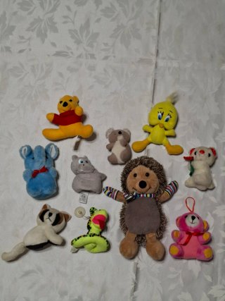 Set peluche animali assortiti