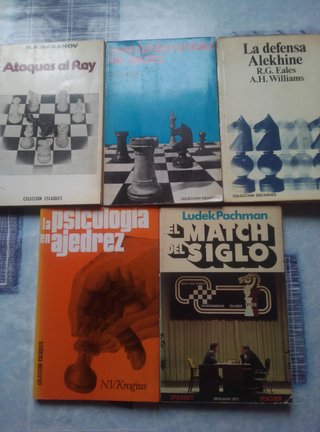 Lote para Sebastian: 5 libros de ajedrez