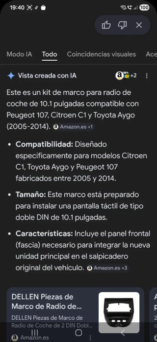 Pantalla Coche 10.1 Marco C1 107 Aygo