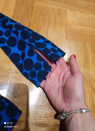 Camiseta Sfera Estampada Lunares Azul Talla S