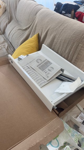 Cajón Maximera bajo Ikea blanco 40x60cm