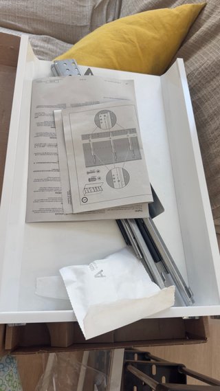 Cajón Maximera bajo Ikea blanco 40x60cm