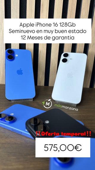 iPhone 16 128GB OFERTA