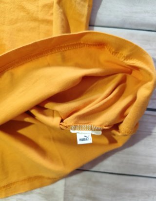 Camiseta Puma Vintage 90s Naranja Oversized Hombre