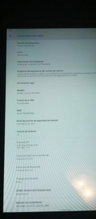Tablet Lenovo Nero
