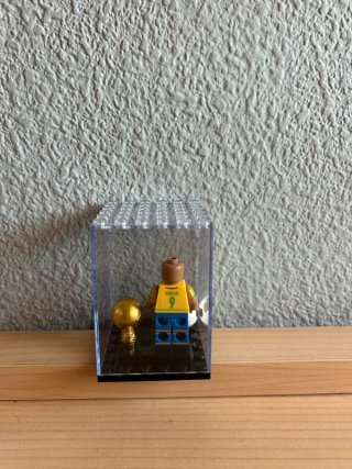 Lego Ronaldo Nazario con Vitrina