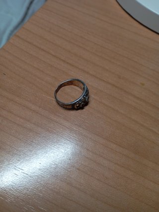 Anillo Plata 925 Repujado Señoras