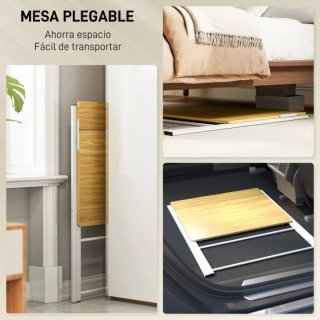 Escritorio plegable madera y metal