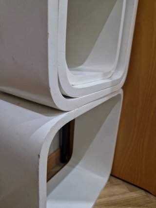 Estantería Cubos Diseño Blanca