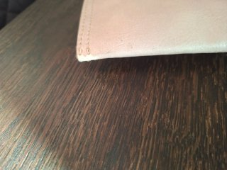Pochette donna rosa e bianca