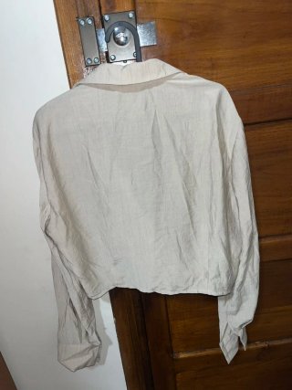Blusa Stradivarius Beige Talla S