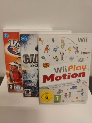Juegos Wii: Virtual Tennis, Call of Duty, play mot