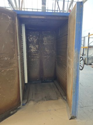 Horno industrial secado pintura polvo