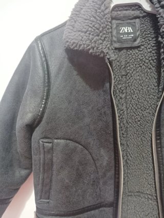 Chaqueta Zara Biker Borrego Niño 8-9 Años