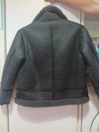 Chaqueta Zara Biker Borrego Niño 8-9 Años