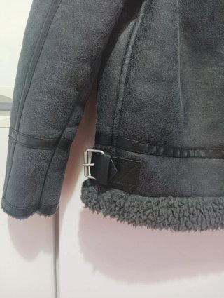 Chaqueta Zara Biker Borrego Niño 8-9 Años