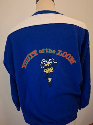 Felpa Vintage Fruit of the Loom L Rugby