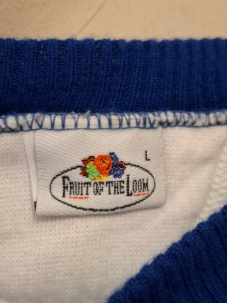 Felpa Vintage Fruit of the Loom L Rugby