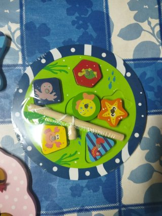 Juego Pesca Madera. Juego mesa. Juego madera.