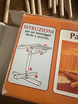 Stendipasta Imperia in legno