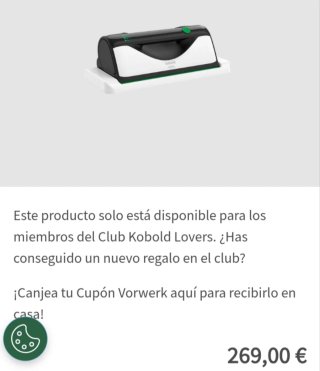 Limpiacristales Kobold VG100 Vorwerk.