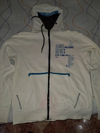 Sudadera Jack & Jones Blanca Talla M
