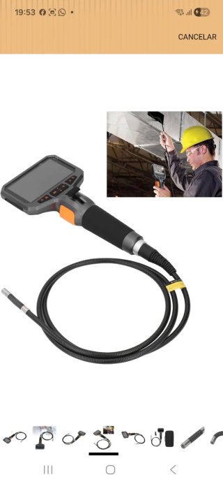 Boroscopio Articulado de 2 Vías con Sonda Flexible