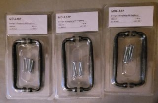 3 cajas de 2 Tiradores MÖLLARP IKEA
