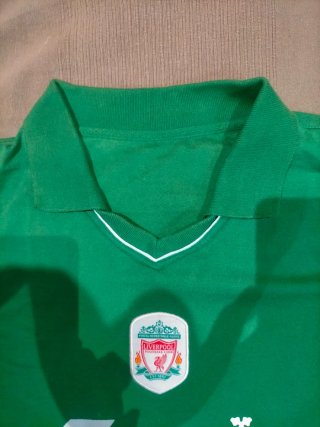 Camiseta Liverpool Verde Vintage