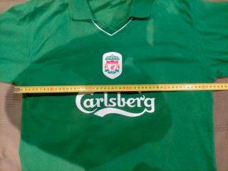 Camiseta Liverpool Verde Vintage