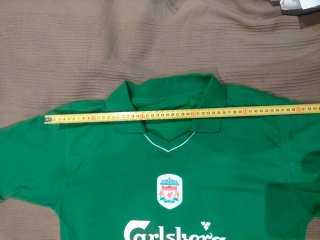 Camiseta Liverpool Verde Vintage