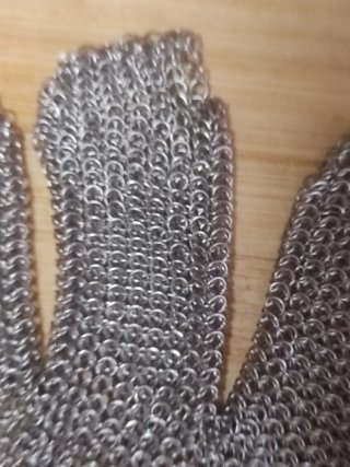 Guante de acero Niroflex usado